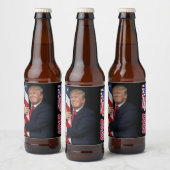 Trump 2020 4 Meer jaren Bier Etiket (Flessen)