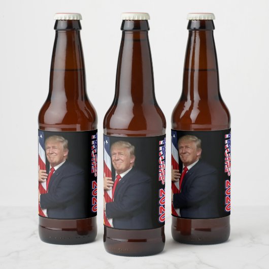 Trump 2020 4 Meer jaren Bier Etiket (Flessen)