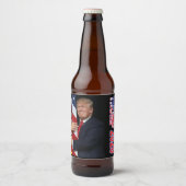 Trump 2020 4 Meer jaren Bier Etiket (Voorkant)
