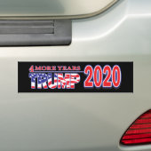 Trump 2020 4 Meer jaren Bumpersticker (Op auto)