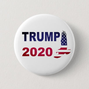 Trump 2020 American Eagle politieke knop Ronde Button 5,7 Cm