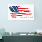 Trump 2020 American Flag design Spandoek (Beurs)