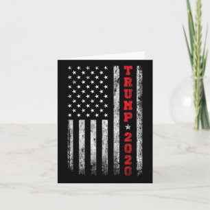 Trump 2020 American Flag Kaart
