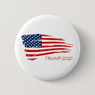 Trump 2020 American Flag Popular Ronde Button 5,7 Cm