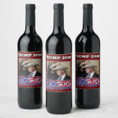 Trump 2020 Amerika heeft een cowboy nodig Wijn Etiket (Flessen)
