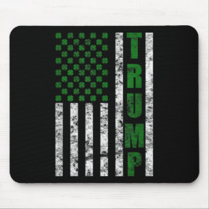 Trump 2020 Amerikaanse vlag  St. Patricks Day Muismat