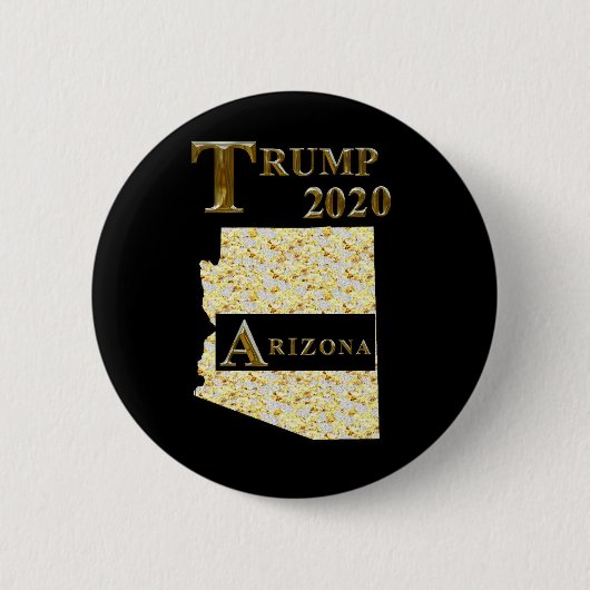 TRUMP 2020 ARIZONA RONDE BUTTON 5,7 CM (Voorkant)