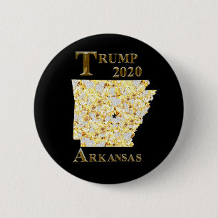TRUMP 2020 ARKANSAS RONDE BUTTON 5,7 CM