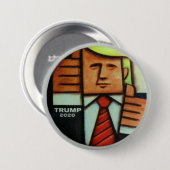 Trump 2020 Artiest Perspective Ronde Button 7,6 Cm (Voorkant /achterkant)