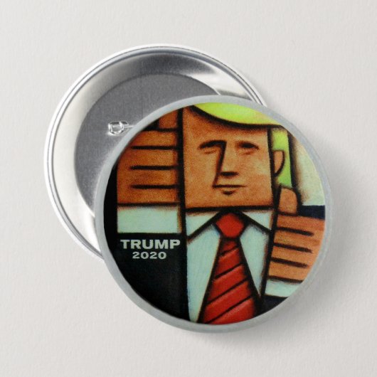 Trump 2020 Artiest Perspective Ronde Button 7,6 Cm (Voorkant /achterkant)