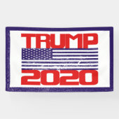 Trump 2020-banner spandoek (Horizontaal)