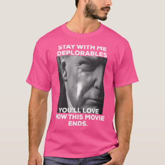 Trump 2020 betreurenswaardig grafisch ontwerp t-shirt