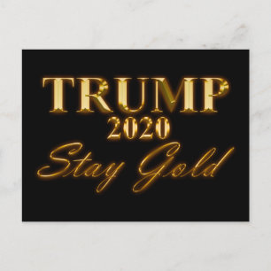 TRUMP 2020 - Blijf Gold Briefkaart