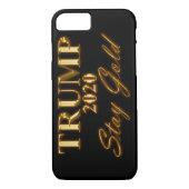 TRUMP 2020 - Blijf Gold Case-Mate iPhone Case (Achterkant)