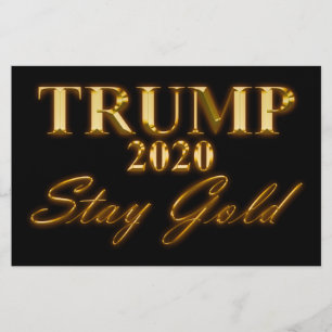 TRUMP 2020 - Blijf Goud Flyer
