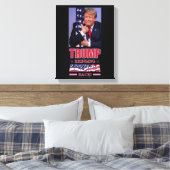 Trump 2020 brengt Amerika terug Canvas Afdruk (Insitu (Slaapkamer))