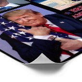 Trump 2020 brengt Amerika terug Poster (Hoek)
