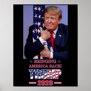 Trump 2020 brengt Amerika terug Poster
