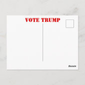 TRUMP 2020 BRIEFKAART (Achterkant)