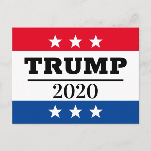 TRUMP 2020 BRIEFKAART (Voorkant)