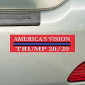 Trump 2020 Bumpersticker (Op auto)