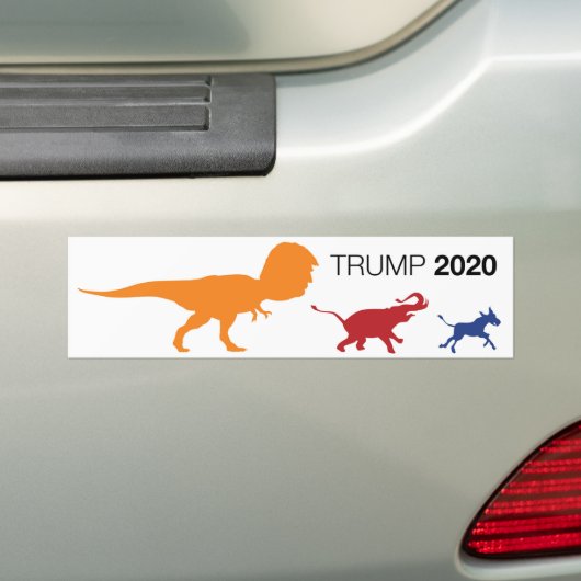 Trump 2020 Bumpersticker (Op auto)