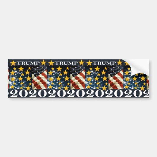 TRUMP 2020 BUMPERSTICKER (Voorkant)