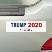 TRUMP 2020 BUMPERSTICKER (Op auto)