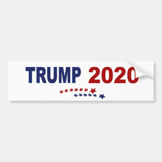 TRUMP 2020 BUMPERSTICKER (Voorkant)