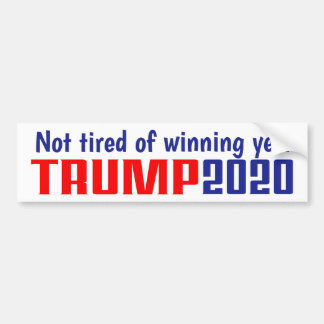 Trump 2020 - Bumpersticker - geen windenergie