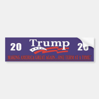 Trump 2020 Bumpersticker herverkiezing