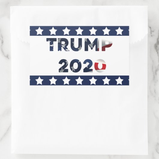 Trump 2020 Bumpersticker Rechthoekige Sticker (Tas)