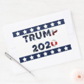 Trump 2020 Bumpersticker Rechthoekige Sticker (Envelop)