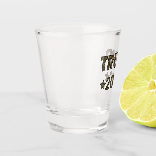 Trump 2020 camouflage campagne shot glas (Links)