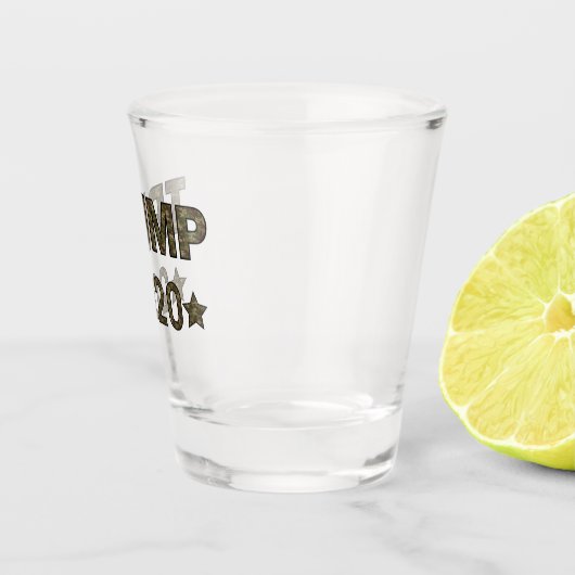 Trump 2020 camouflage campagne shot glas (Rechts)
