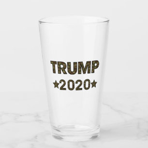 Trump 2020 Camouflage letters Glas