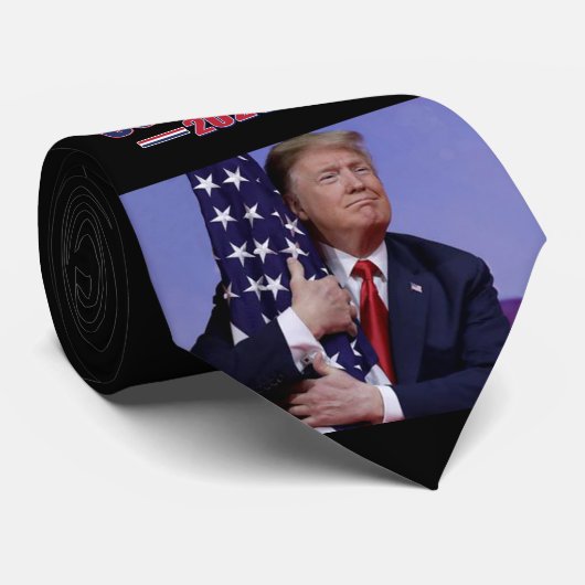 Trump 2020 De Grote Amerikaanse Wederopstanding Stropdas (Opgerold)