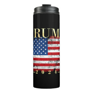 Trump 2020 Elegant Gold  Flag Thermosbeker