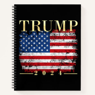 Trump 2020 Elegant Gold vlag Notitieboek