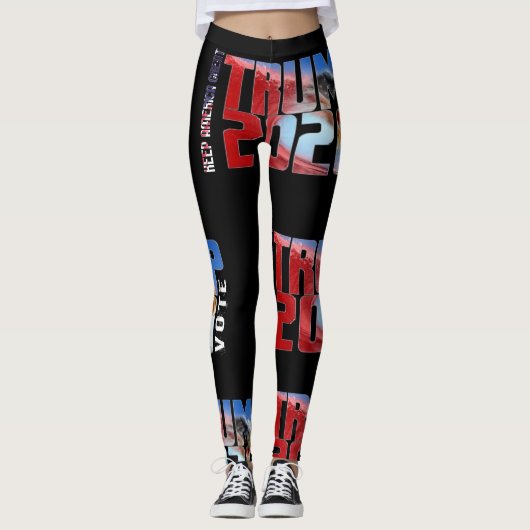 Trump 2020 Florida Red Wave Legging (Voorkant)