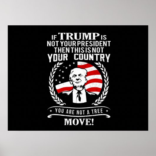 Trump 2020 Funny Quote Poster (Voorkant)
