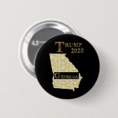 TRUMP 2020 GEORGIË RONDE BUTTON 5,7 CM (Voorkant /achterkant)