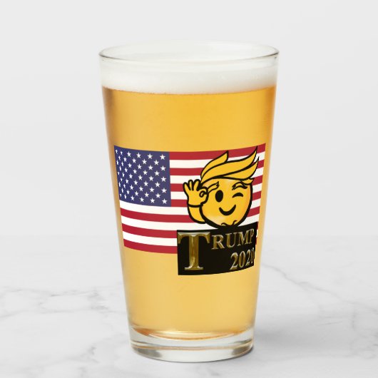 TRUMP 2020 GLAS (Voorkant gevuld)