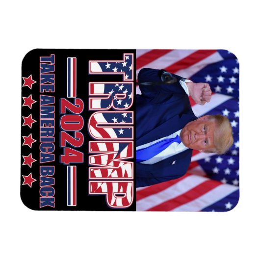 Trump 2020 Haal Amerika terug Magneet (Horizontaal)