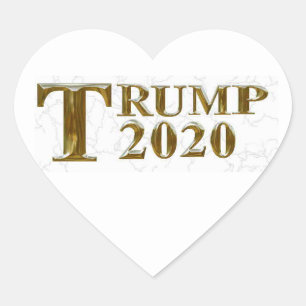TRUMP 2020 HART STICKER