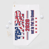 Trump 2020 Het beste is nog niet bereikt Golfhanddoek (Insitu)
