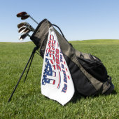 Trump 2020 Het beste is nog niet bereikt Golfhanddoek (Groen)