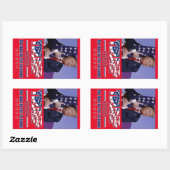 Trump 2020 Het beste is nog niet bereikt Rechthoekige Sticker (Vel)