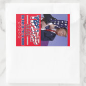 Trump 2020 Het beste is nog niet bereikt Rechthoekige Sticker (Tas)