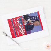 Trump 2020 Het beste is nog niet bereikt Rechthoekige Sticker (Envelop)